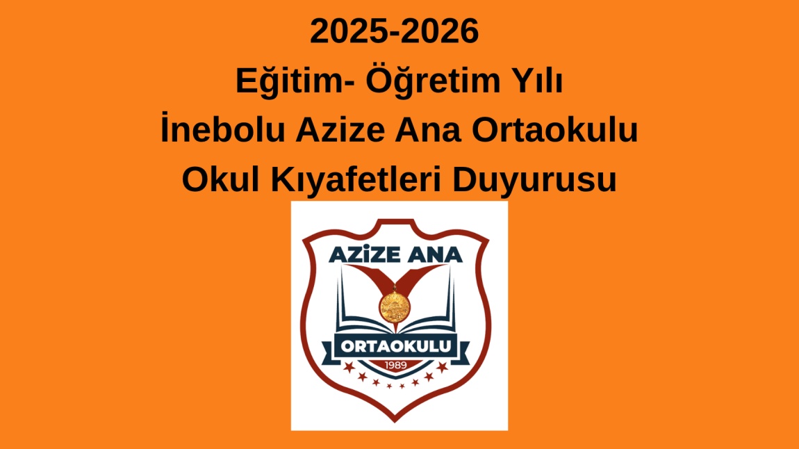 2025-2026 Eğitim- Öğretim Yılı Okul Kıyafetleri